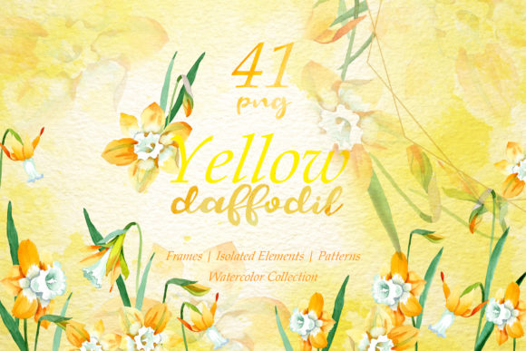 Download Yellow Daffodil Watercolor - Watercolor Collection
