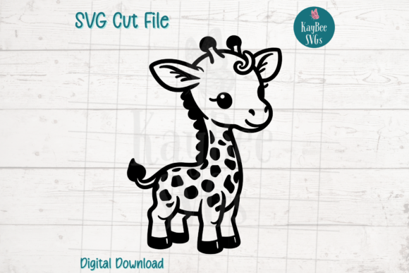 Download Baby Giraffe SVG Cut File - Giraffe svg Collection