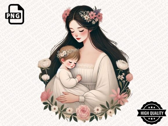 Download Watercolor Mother's Day Floral Clipart - Watercolor Collection