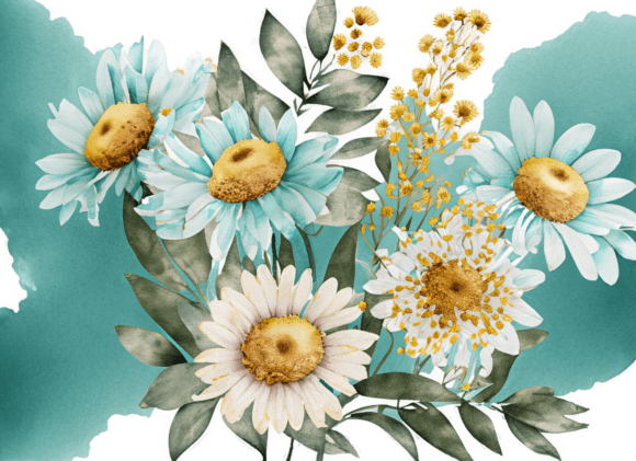 Download Watercolor Daisies - Watercolor Collection