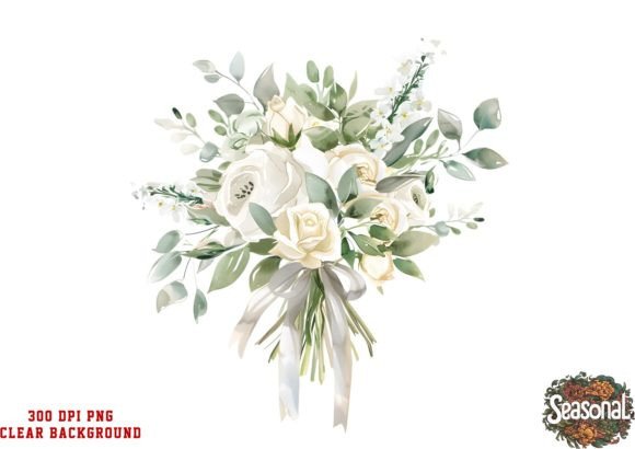 Download Watercolor Wedding Flower Bouquet PNG - Watercolor Collection