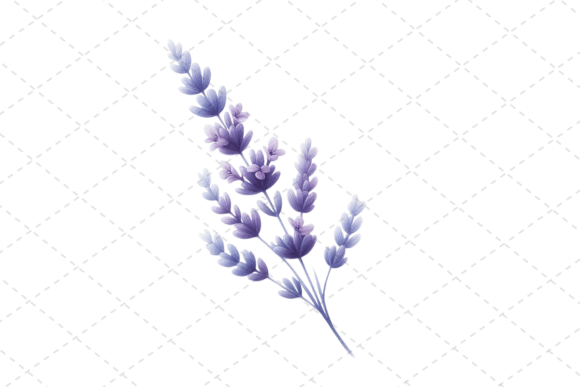 Download Lavender Bliss Watercolor Clipart - Watercolor Collection