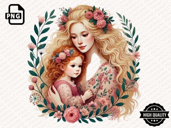Download Watercolor Mother's Day Floral Clipart - Watercolor Collection