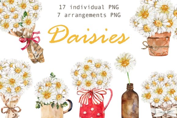 Download Watercolor Daisy Clipart - Watercolor Collection