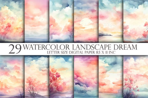 Download Watercolor Landscape - Watercolor Collection