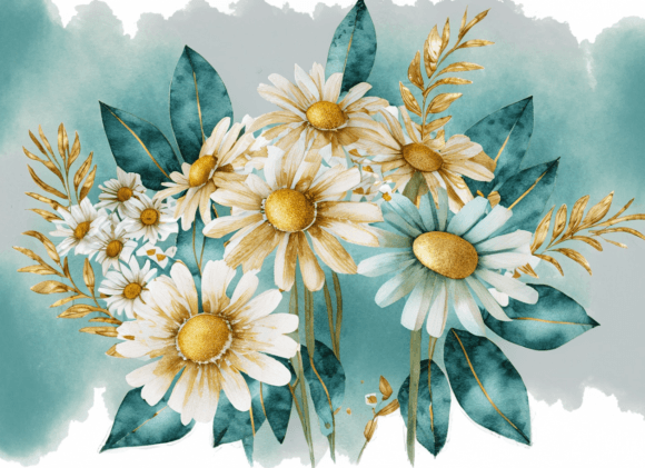 Download Watercolor Daisies - Watercolor Collection