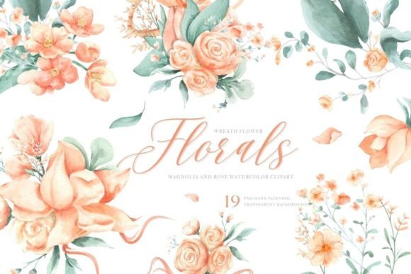 Download Magnolia, Rose and Flowers Watercolor - Watercolor Collection