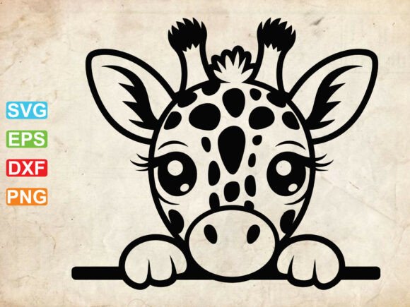 Download Giraffe SVG, Cute Animal SVG, Safari Svg - Giraffe svg Collection