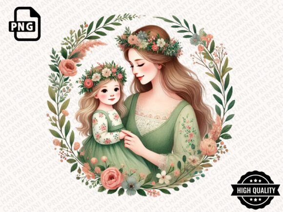 Download Watercolor Mother's Day Floral Clipart - Watercolor Collection