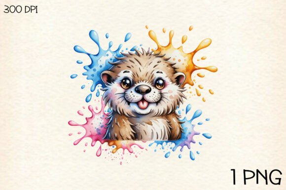 Download Watercolor Funny Cute Animal PNG Clipart - Watercolor Collection