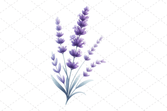 Download Lavender Bliss Watercolor Clipart - Watercolor Collection