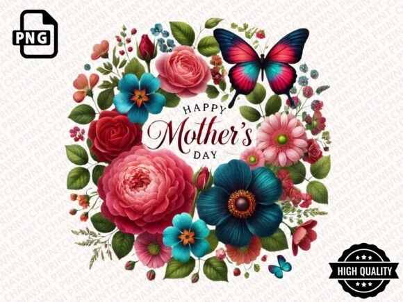 Download Watercolor Mother's Day Floral Clipart - Watercolor Collection