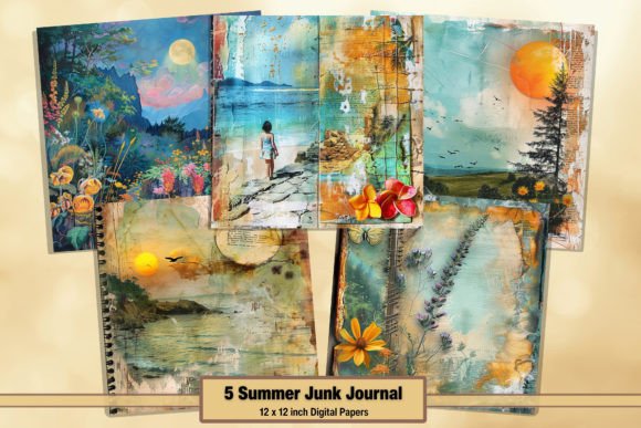 Download Summer Scenes Junk Jornal Digitals 38 - Premium Resources